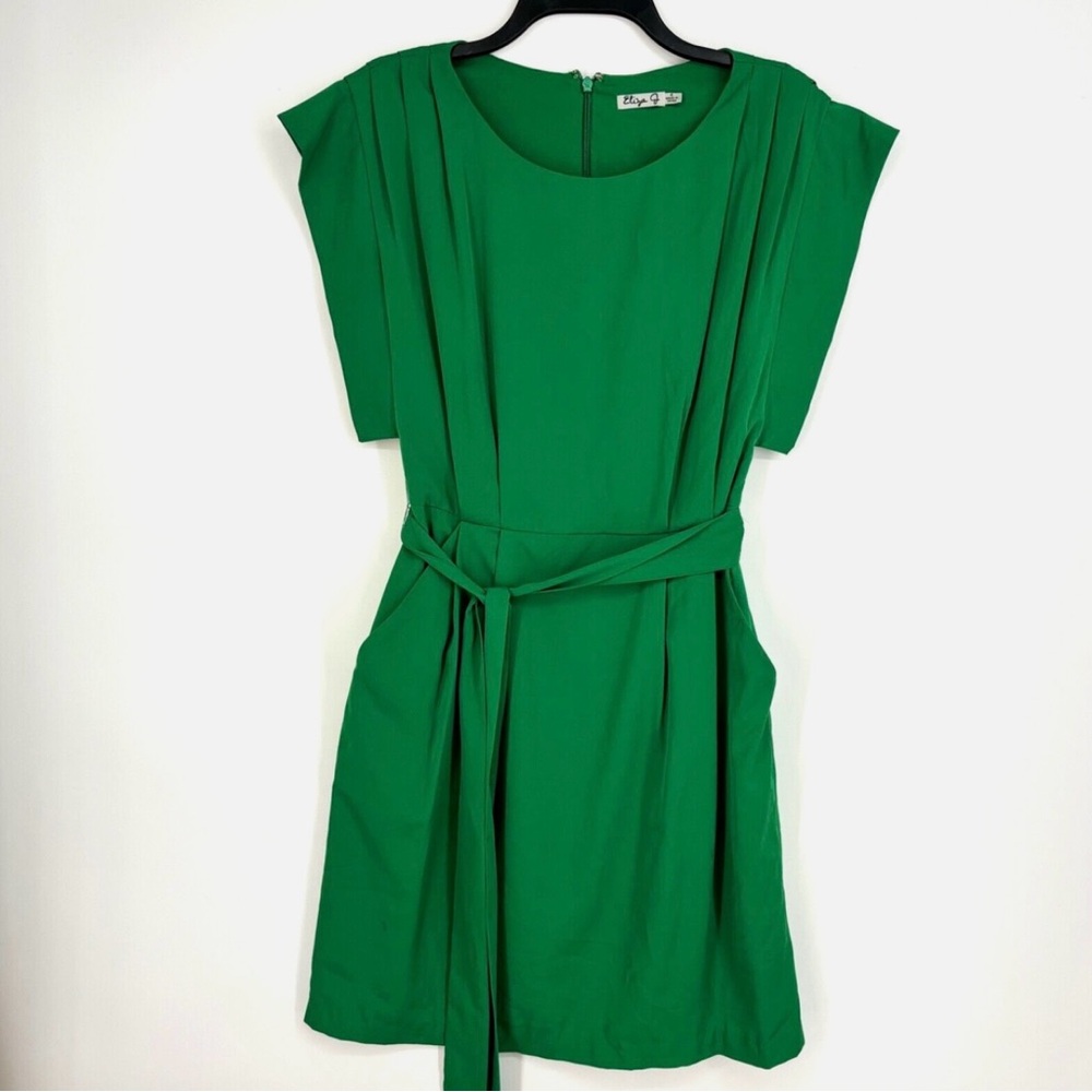 Eliza J Vibrant Green Mini Dress